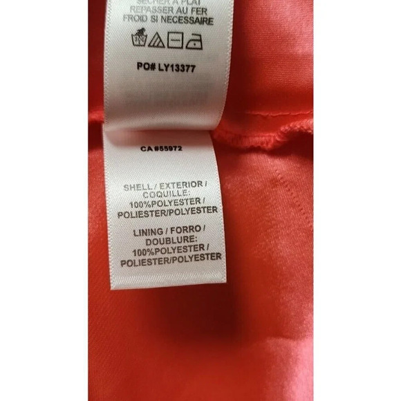 Laundry Shelli Segal Womens One Shoulder Draped Dress Bright Pink Size 4 Mini - Picture 7 of 8